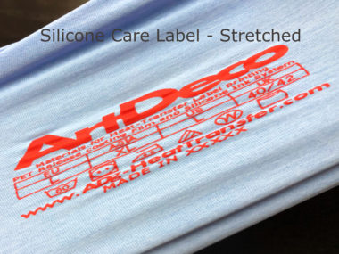 Silicone care Label - Stretched